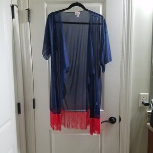 Lularoe Monroe sheer cardigan